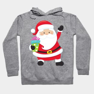 Santa Claus, Presents, Gifts, Christmas, Xmas Hoodie